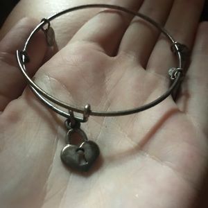 Alex and ani heart bangle